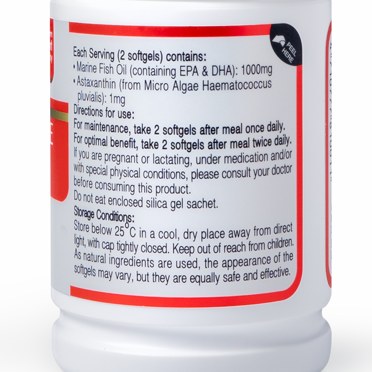 BRAND'S Red Marine Fish Oil 120 Softgels (EXP: May 2026)