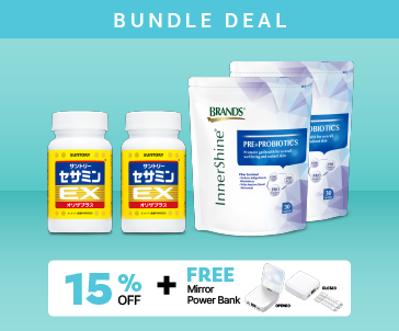 [18 - 30 Nov 2025] 2 Sesamin EX + 2 Pre+Probiotics | Free: Mirror Power Bank